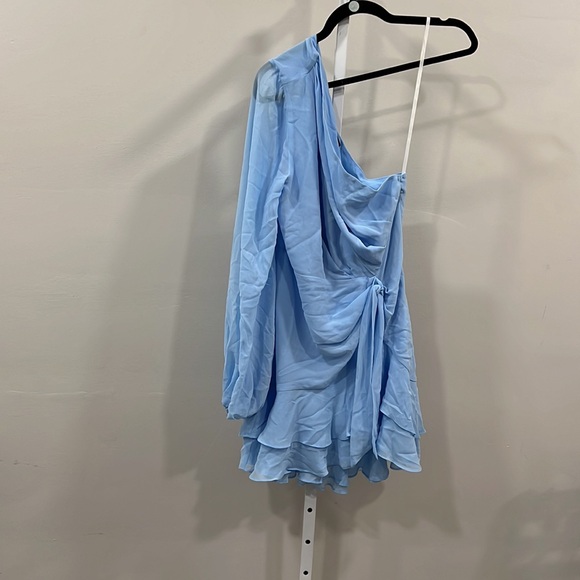 Michael Costello x REVOLVE Sunny Mini Dress in Blue - Picture 4 of 10
